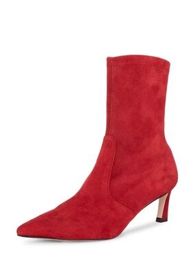Stuart Weitzman Suede Cling Sock Boot